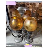 Mason Candlelight Hurricane Holders (6)