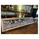 Black Angus Oatmeal Stout Sign