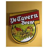 'Ye Tavern Brew' Dimensional Brewery Advertising