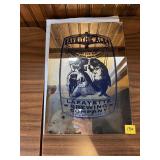 'Save the Ales' Glass Advertising Panel