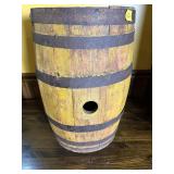Antique Wooden Beer Barrel Keg Display Vessel