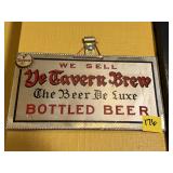 Ye Tavern Brew Bottled Beer Sign