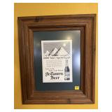 Framed Ye Tavern Beer Egypt Advertising Print
