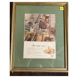 Framed 'Beer Belongs' Moving Day Print