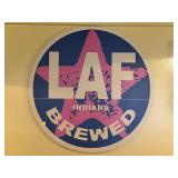 Large Lafayette Indiana Brewed Wall Sign