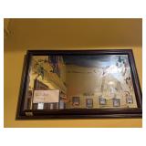 Tavern Beer Hunting/Fishing Reverse Glass Mirror