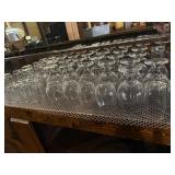 Assorted Clear Glass Barware with Star Logo