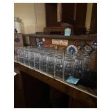 Clear Glass Star Logo Pint Glasses - Lot of 38