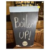 Hand-Painted Wooden Beer Mug Chalkboard Sign