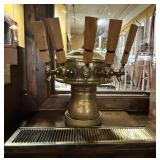 Vintage Brass Pub Beer Tap Tower