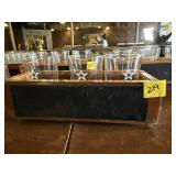 LBC Wooden Beer Flight Set with Glasses