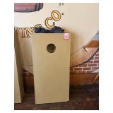 Painted Wooden Cornhole Boards with Bags
