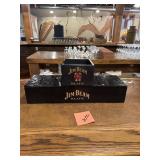 Jim Beam Black Wooden Bar Organizer and Display