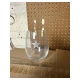 Arc Allure 9oz Stemless Star Logo Glasses  2 Boxes