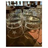 Clear Glass Star Logo Taster Glasses