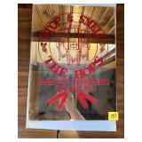 'Stop & Smell the Hops' Glass Advertising Panel