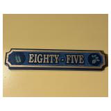 Eighty-Five Wood Beer Sign