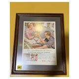 Framed 'Goodness of Malt' Beer Print