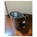 Bromwell's 5-Cup Tin Flour Sifter