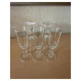 Vintage Cordial Glasses, Set of 5