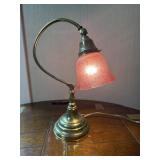 Vintage Brass Gooseneck Desk Lamp