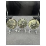 1967 & 1969 Kennedy 40% Silver Half Dollars