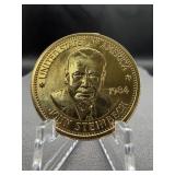 1984 John Steinbeck 1/2 Oz Gold Medal