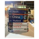 DK Eyewitness and Lonely Planet Asia Travel Books