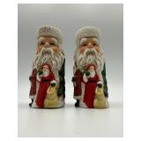 Brinnco Ceramic Old World Santa Candle