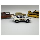 Tootsietoy Stake Truck & Toy Cars - 4pc