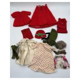 Handmade Doll Clothes Red Cape Velvet Coat