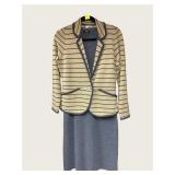 Talbots Wool Dress & Halogen Jacket Set Sz SP/MP