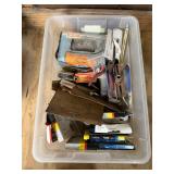 Assorted Staples, Hardware & Workshop Supplies Tot