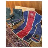 Folding Camp Chairs, Set of 3