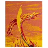 Denice Goldschmidt 'Rebirth of Phoenix' Signed
