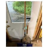 Snow Shovel & Grain Scoop Shovel Lot