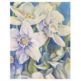 Nancy Hathaway 'White Narcissus #3' Signed