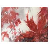 Nancy Hathaway 'Red Maples' Watercolor Painting