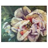 Nancy Hathaway 'Yellow Tree Peony' Oil Painting
