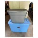 Sterilite Plastic Storage Totes with Lids - 2pc