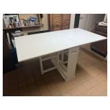 IKEA Norden Drop-Leaf Table White Folding Dining