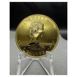 1984 Canada 1 Oz Gold Maple Leaf $50 Coin