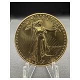1987 $50 American Gold Eagle 1 Oz Gold Coin