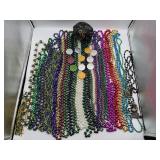 Zulu Krewe Hand-Decorated Coconut & Bead Lot