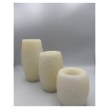 Set of 3 Flameless.ca LED Wax Candles