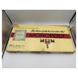 Monopoly Vintage 1940s Parker Bros Yellow Box