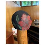 Adolfo II Hand-Painted Wool Felt Beret Hat