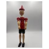 Italian Wooden Pinocchio Jointed Figure 11'