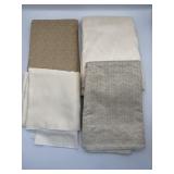 Paisley Brocade & Silk Fabric Lot 4 Pcs (13+ Yds)