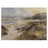 Nancy Hathaway 'Oregon Coast 2' Watercolor